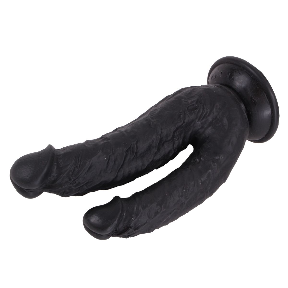 Dildo Dublu Chase Pvc Ventuza Negru Guilty Toys