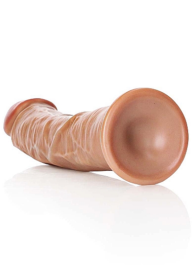 Dildo Realist Cu Ventuza PVC Maro 25 Cm