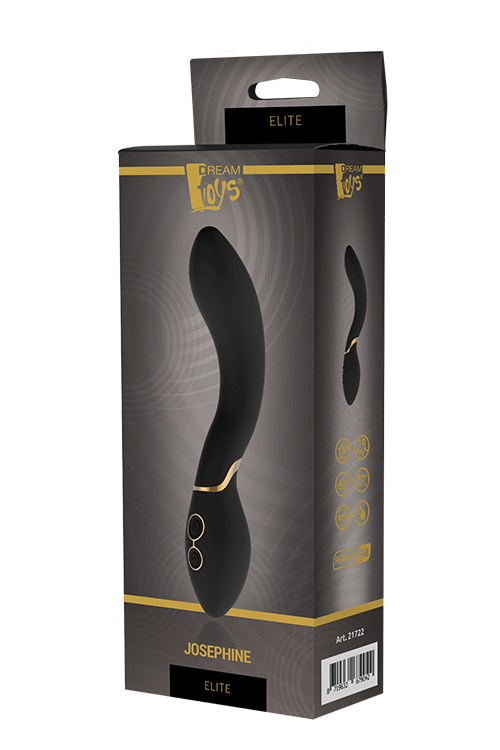 Vibrator Josephine 10 Moduri Vibratii Silicon USB 20 cm Elite