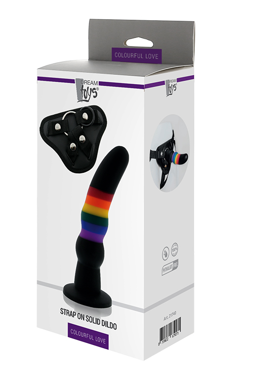 Strap-on Dildo Silicon Lichid Colourful Love