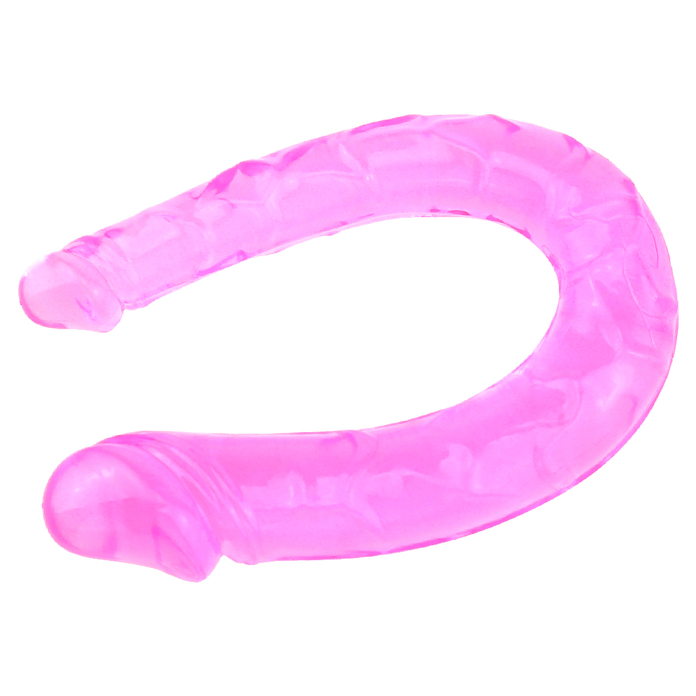 Dildo Dublu Slither Roz 29.5 cm Guilty Toys