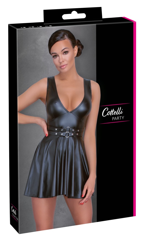 Rochie Mini Evazata, Wetlook, Negru, S in SexShop KUR Romania