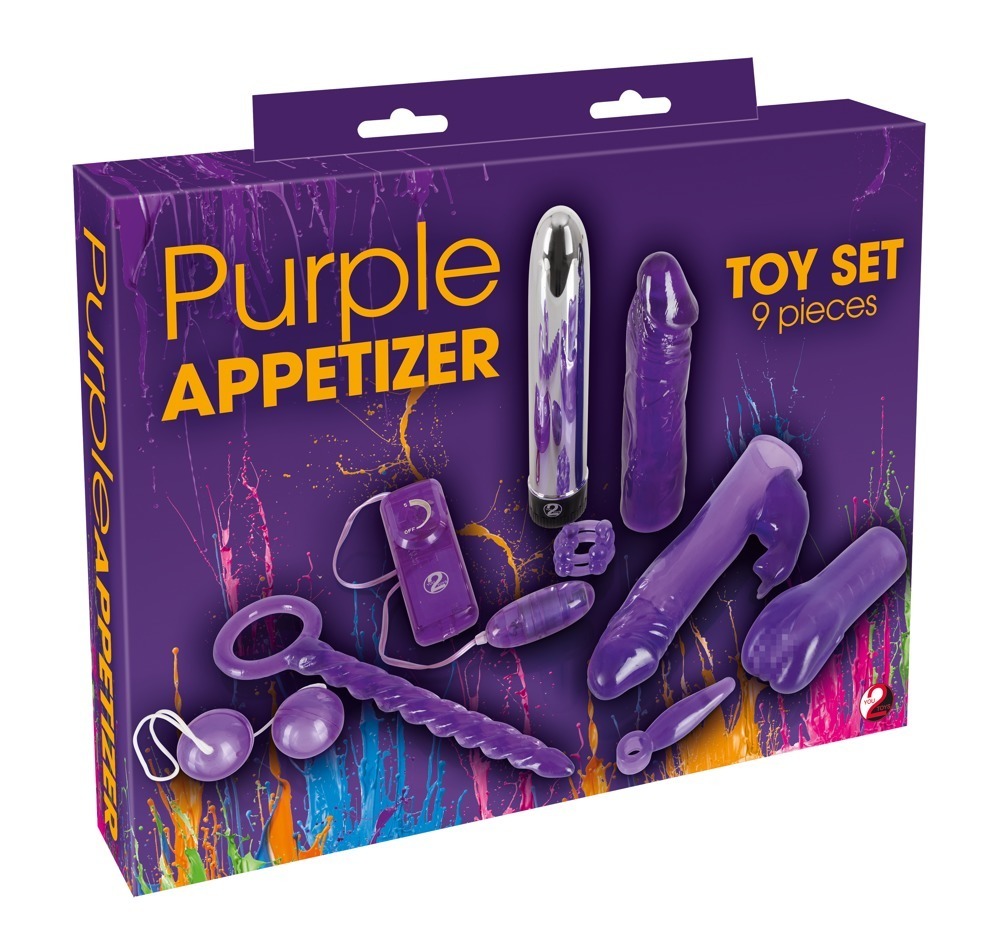 Set 9 Piese Purple Appetizer, Mov in SexShop KUR Romania