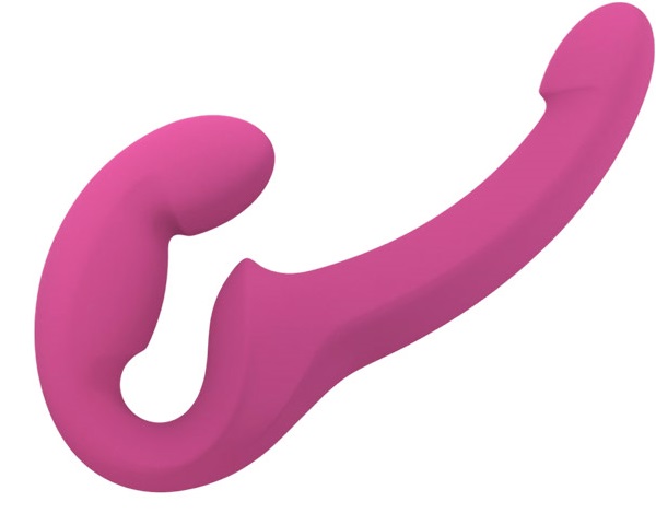 Dildo Strapless Share Lite Blackberry, Silicon, 25 cm