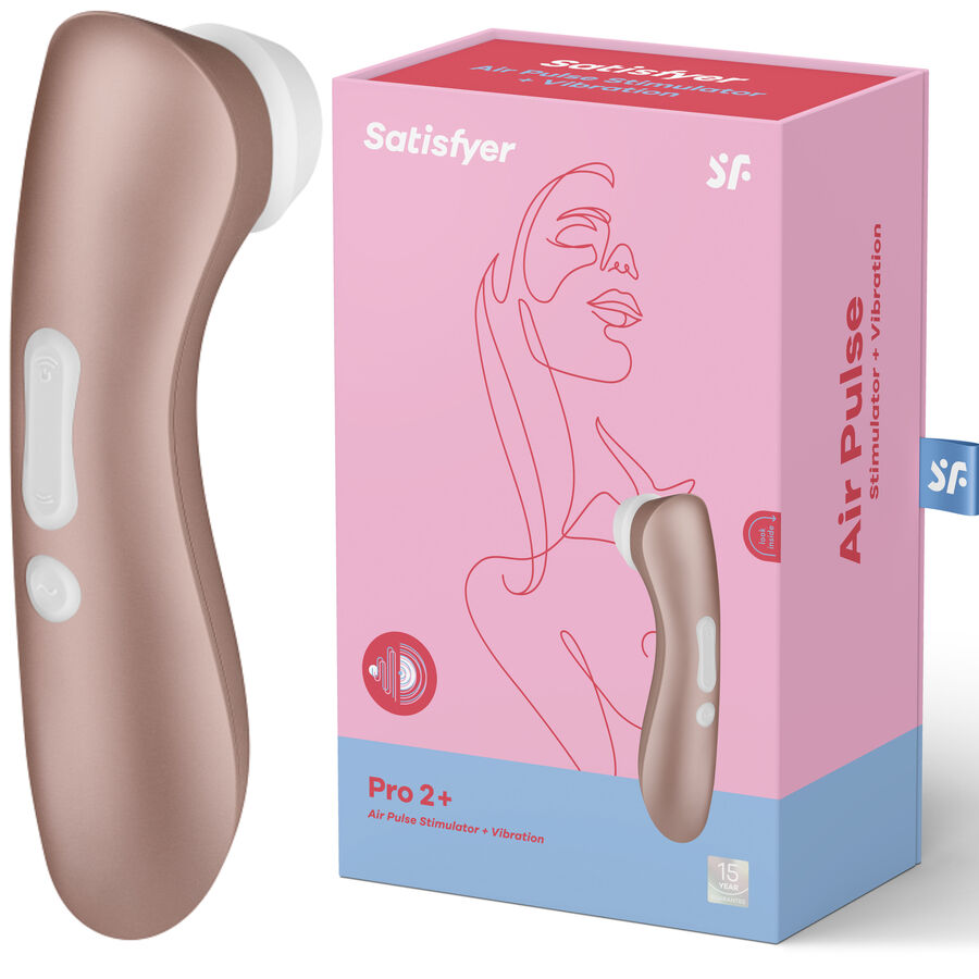 Vibrator Clitoris Vibration&Air Pulse Technology Satisfyer Pro2+