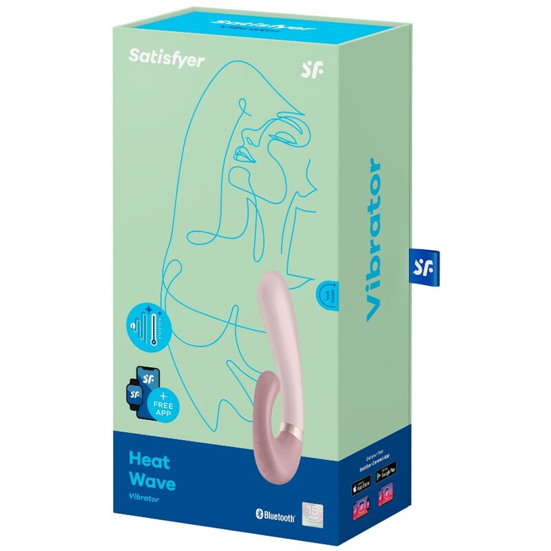 Vibrator Heat Wave Satisfyer Free App Silicon Roz