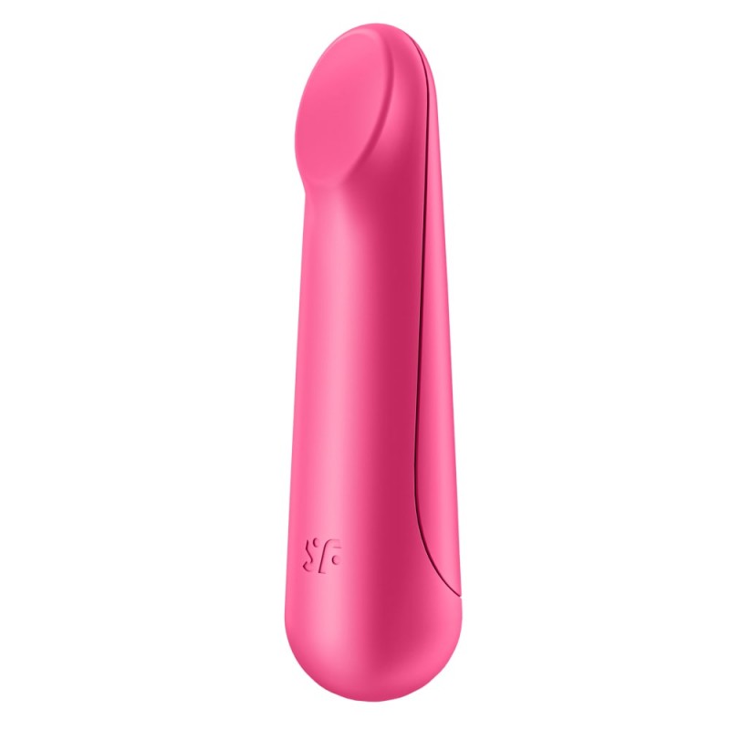 Vibrator Ultra Power Bullet 3 Silicon 12 Moduri Vibratii USB Rosu