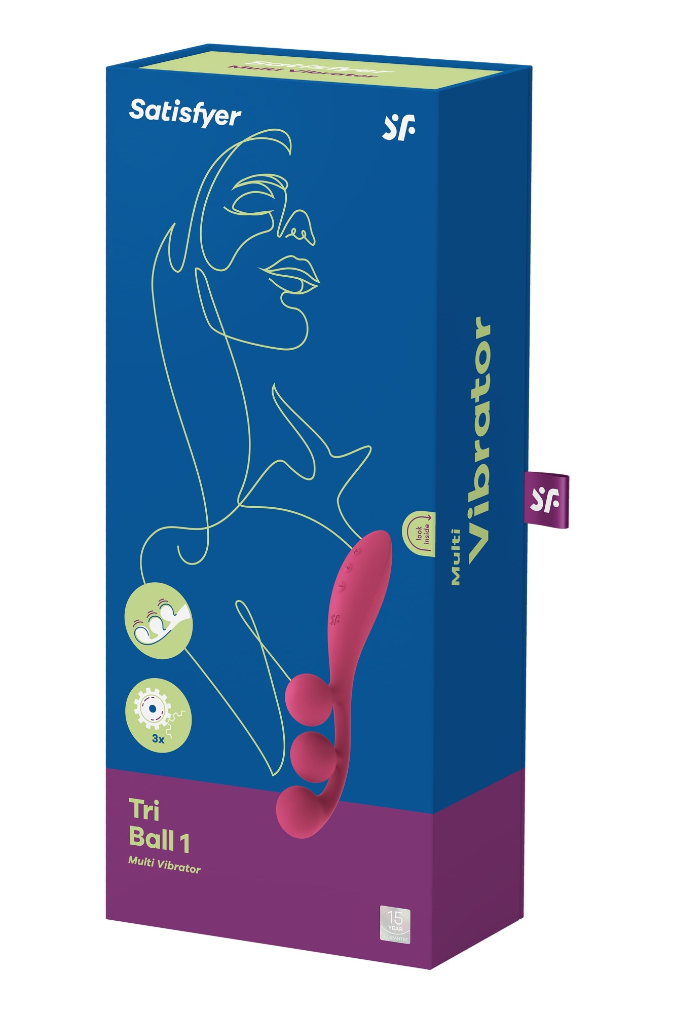 Multi Vibrator Tri Ball 1, 10 Moduri Vib in SexShop KUR Romania