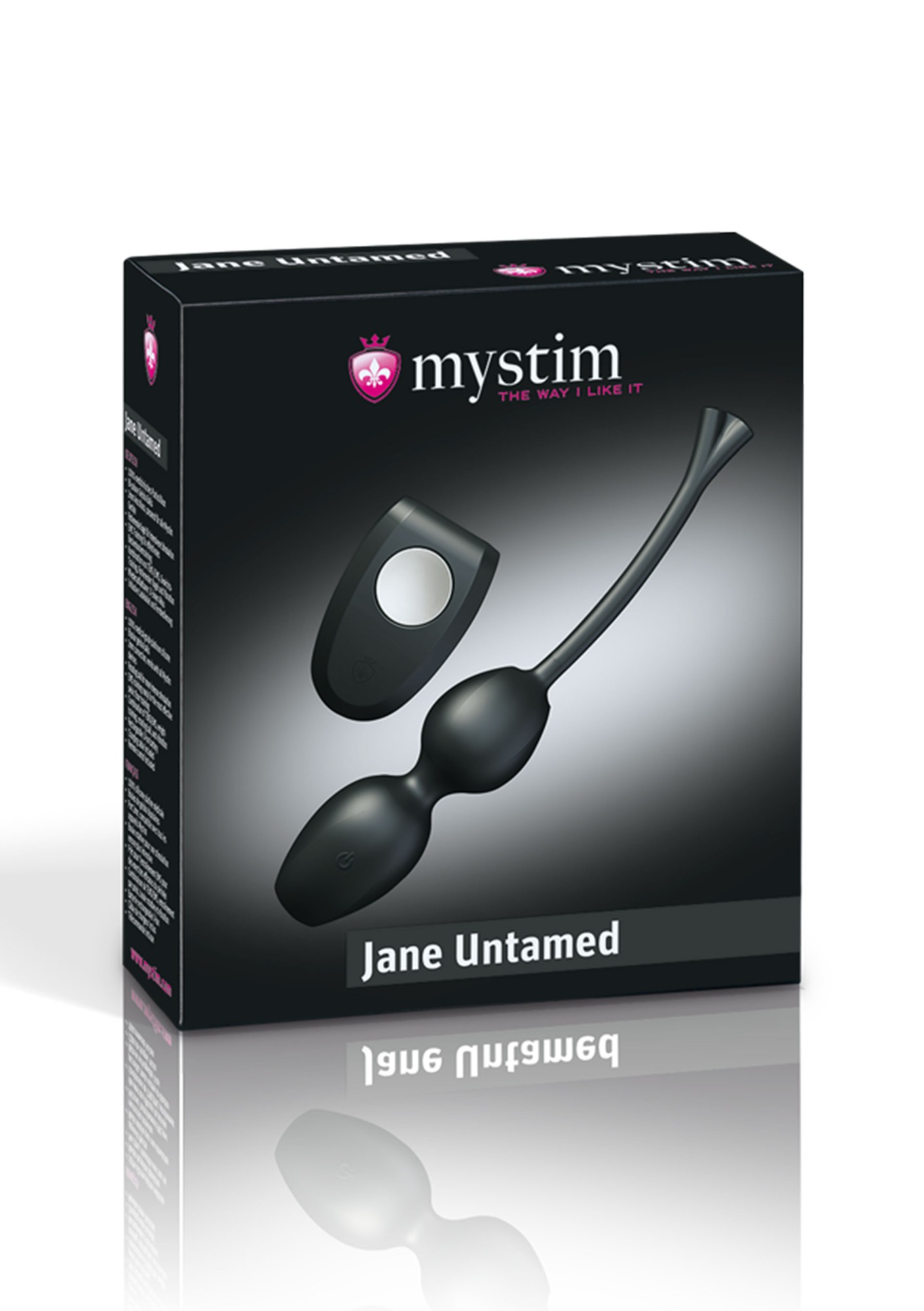 Bila Vaginala Jane Untamed Geisha Ball Vibe cu Electrostimulare