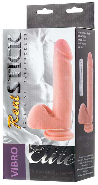 Vibrator RealStick Elite cu Telecomanda 7 Moduri Vibratii 20 cm