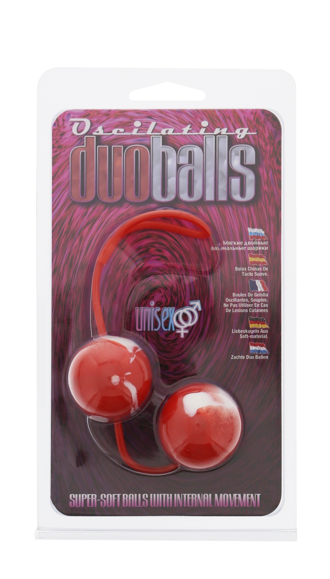 Bile Vaginale Marbilizes Duo Balls, Rosu