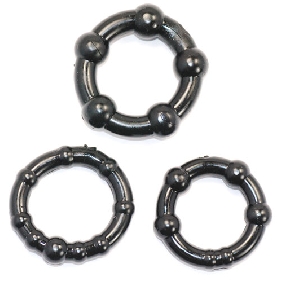 Set Inele Cockring Kit Negru