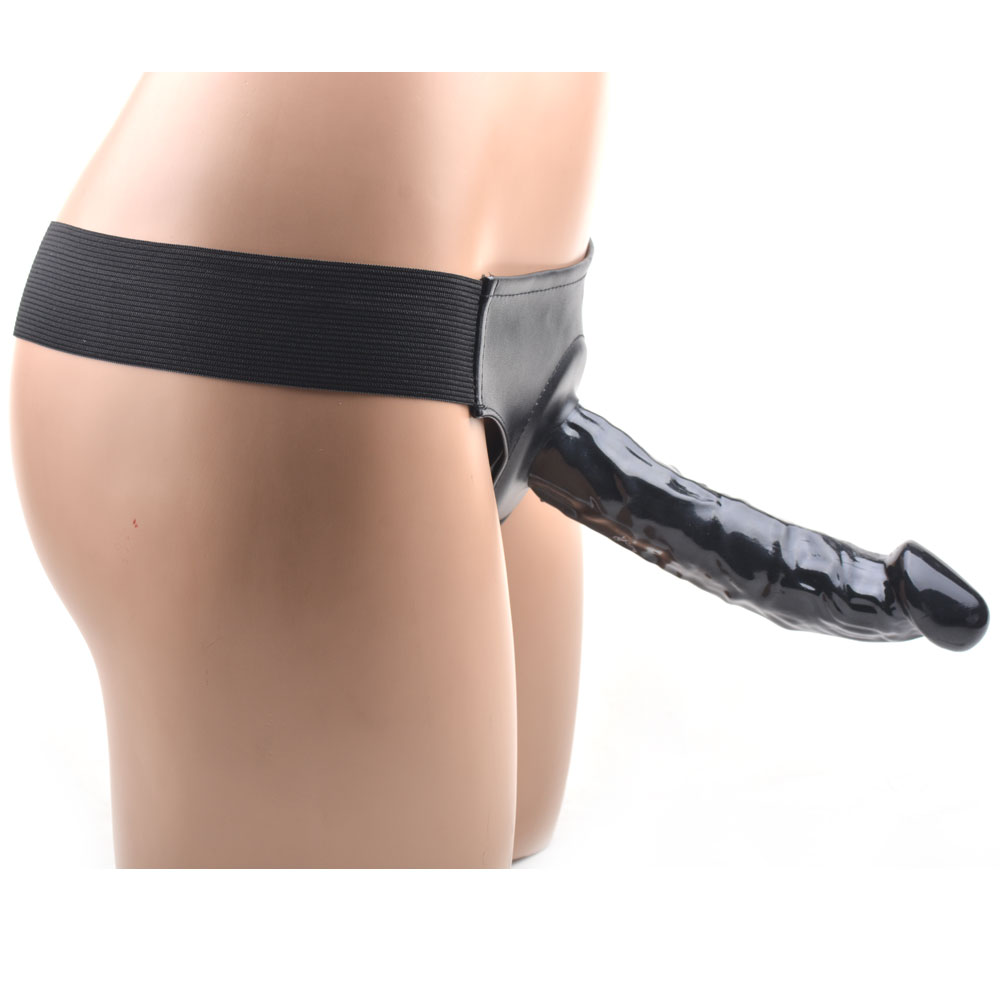 Strap-on Hollow Black 19 cm