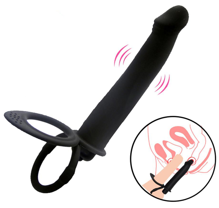 Inel Dublu de Penis cu Stimulator Anal 1 in SexShop KUR Romania