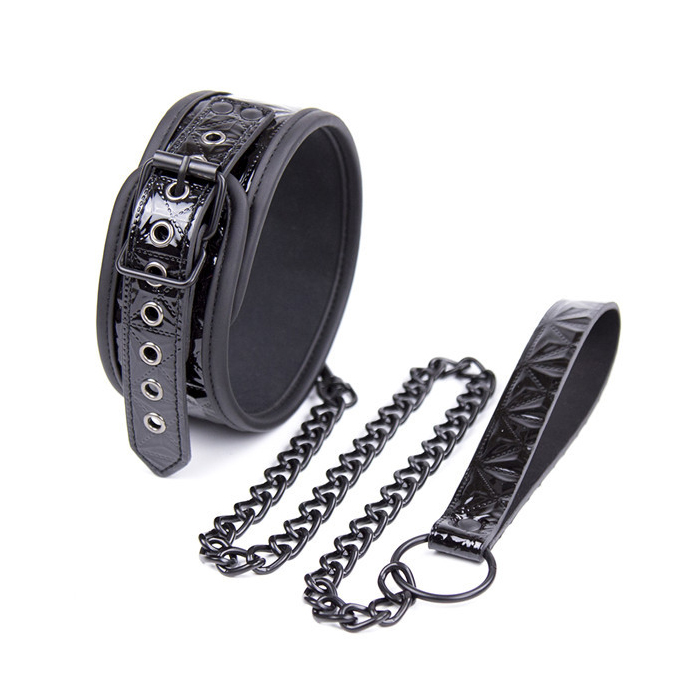 Zgarda Bondage Negru Guilty Toys