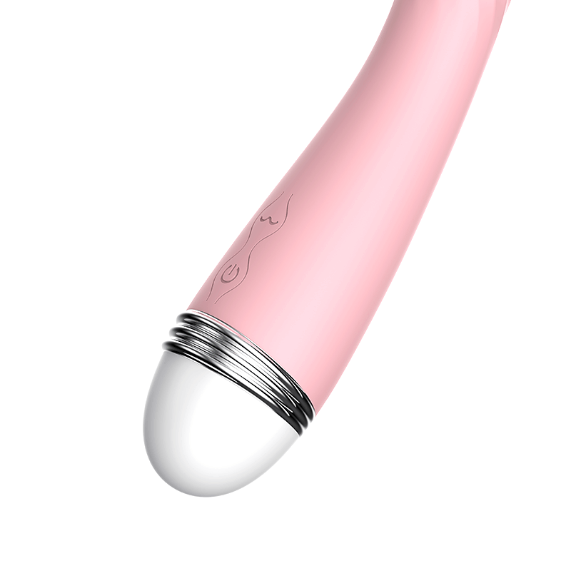 Vibrator Spark Of Love 10 Moduri Vibratii Silicon USB Roz 22.5 cm Guilty Toys