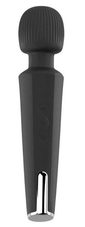 Vibrator Wand Aitana 20 Moduri+8 Intensitati Viteza Silicon USB Negru Guilty Toys