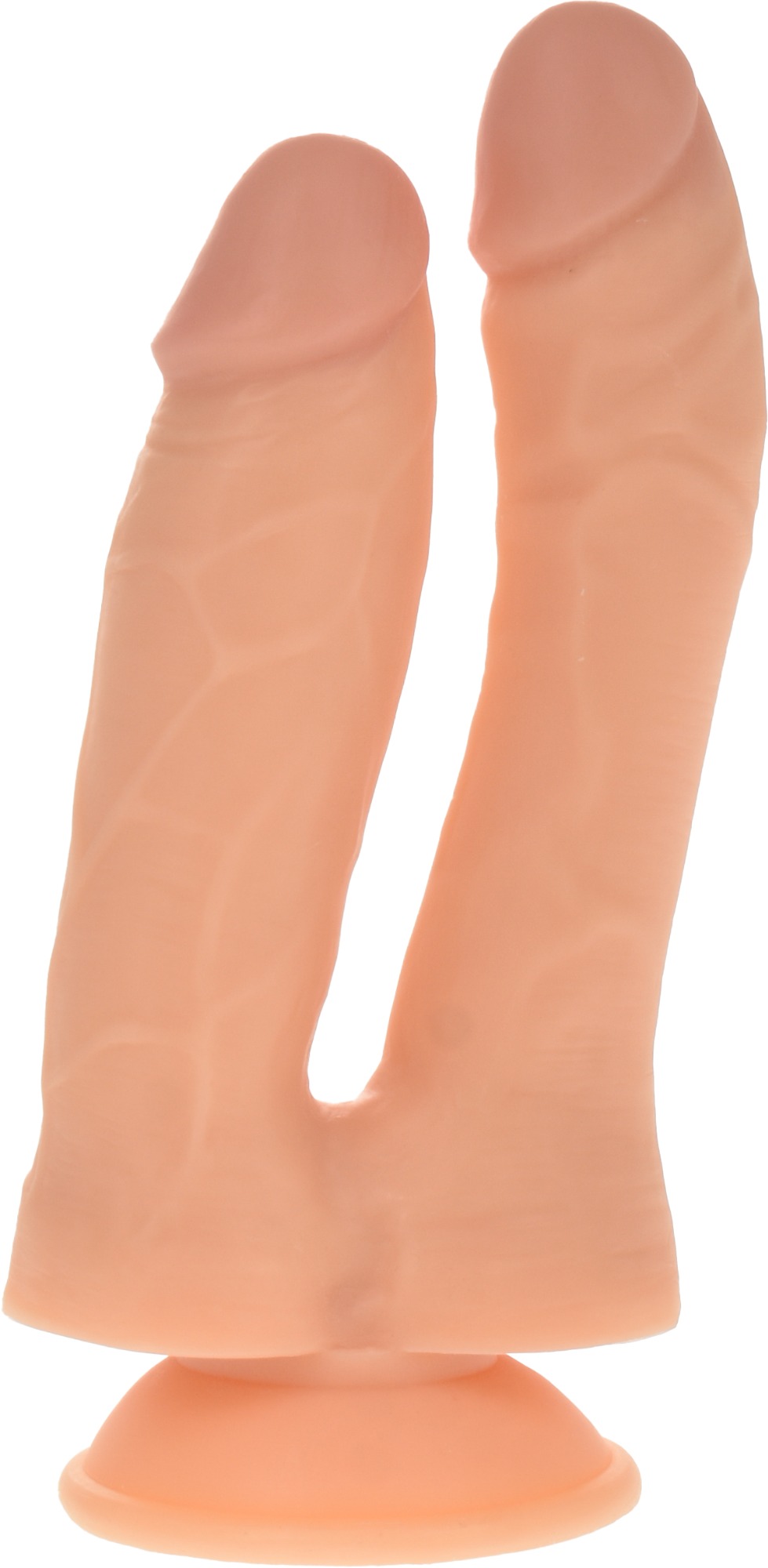 Dildo Dublu Grant PVC Ventuza Natural Passion Labs