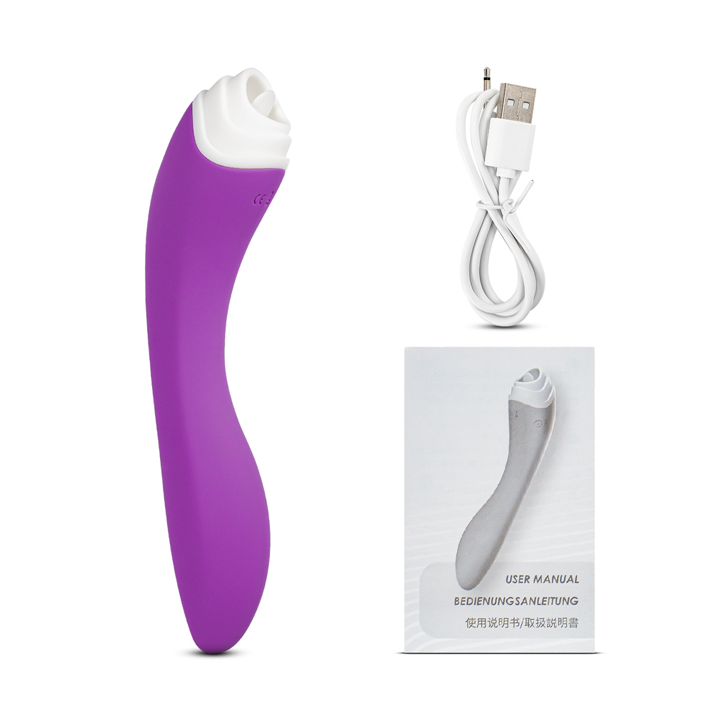 Stimulator Rody 9 Moduri Vibratii+9 Moduri Licking Silicon USB Mov Guilty Toys