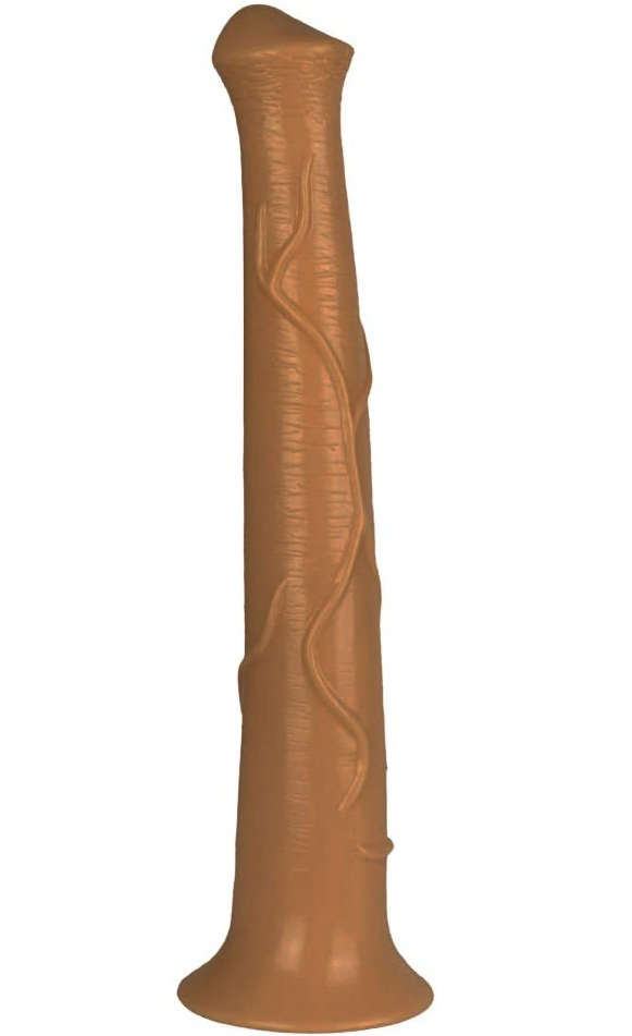 Dildo Horse, PVC, Caramel, 42 cm