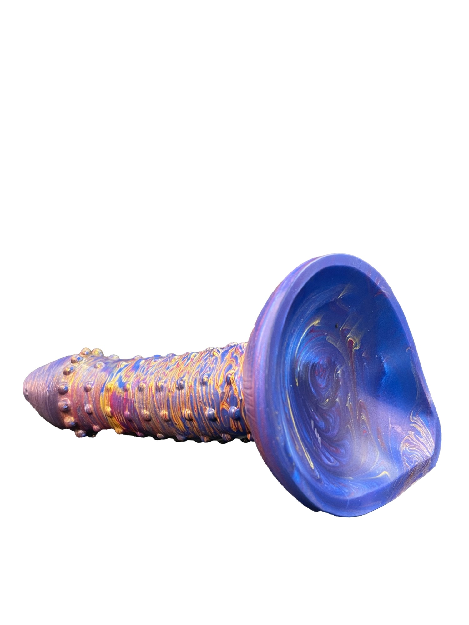 Dildo Cosmos cu Ventuza, Silicon, Albast in SexShop KUR Romania