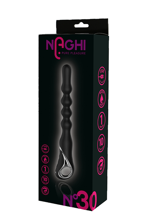 Vibrator Anal 10 Moduri Vibratii Silicon USB Naghi No. 30