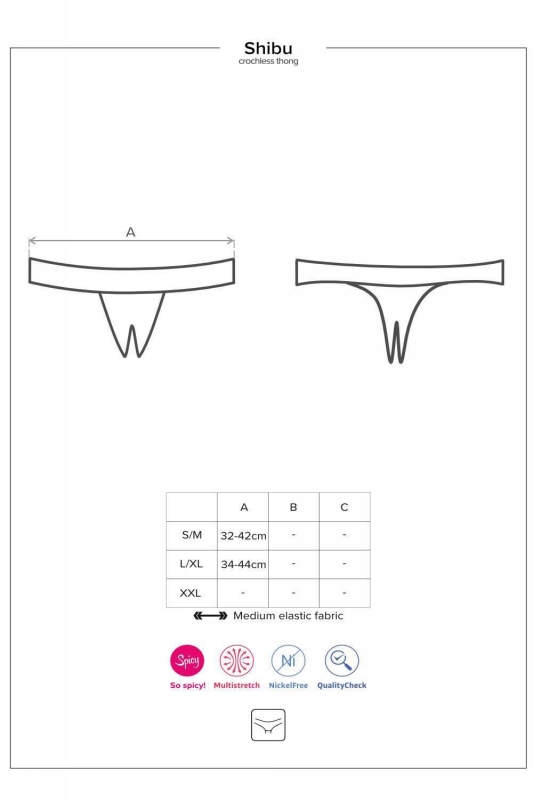 Bikini Shibu Crotchless L/XL in SexShop KUR Romania