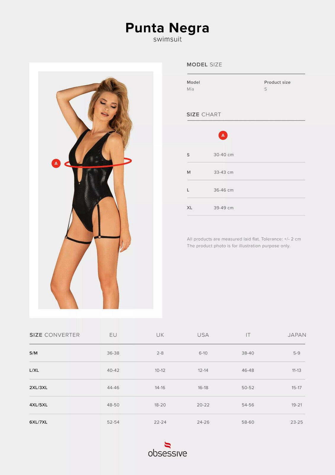 Costum de Baie Punta Negra One Piece M in SexShop KUR Romania