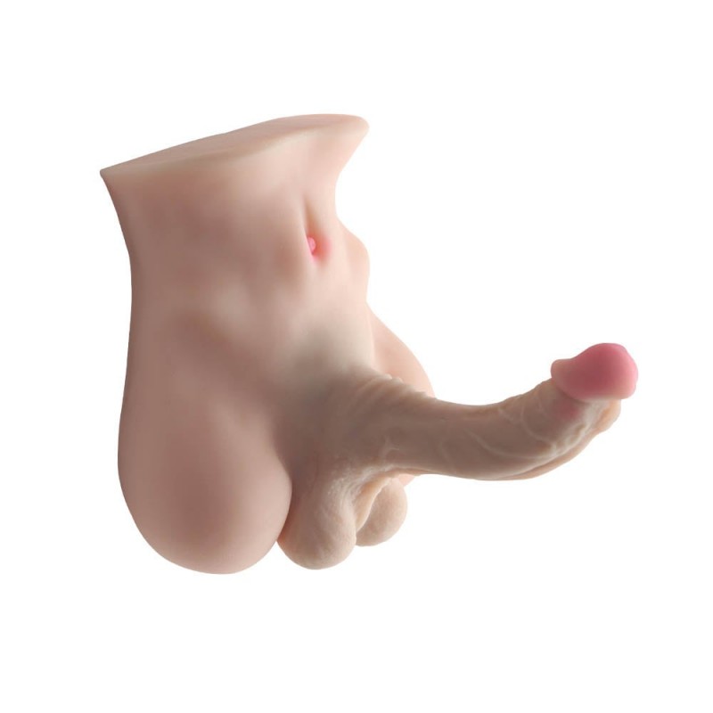 Masturbator cu Penis Flexibil si Anus Natural, 2.75 kg