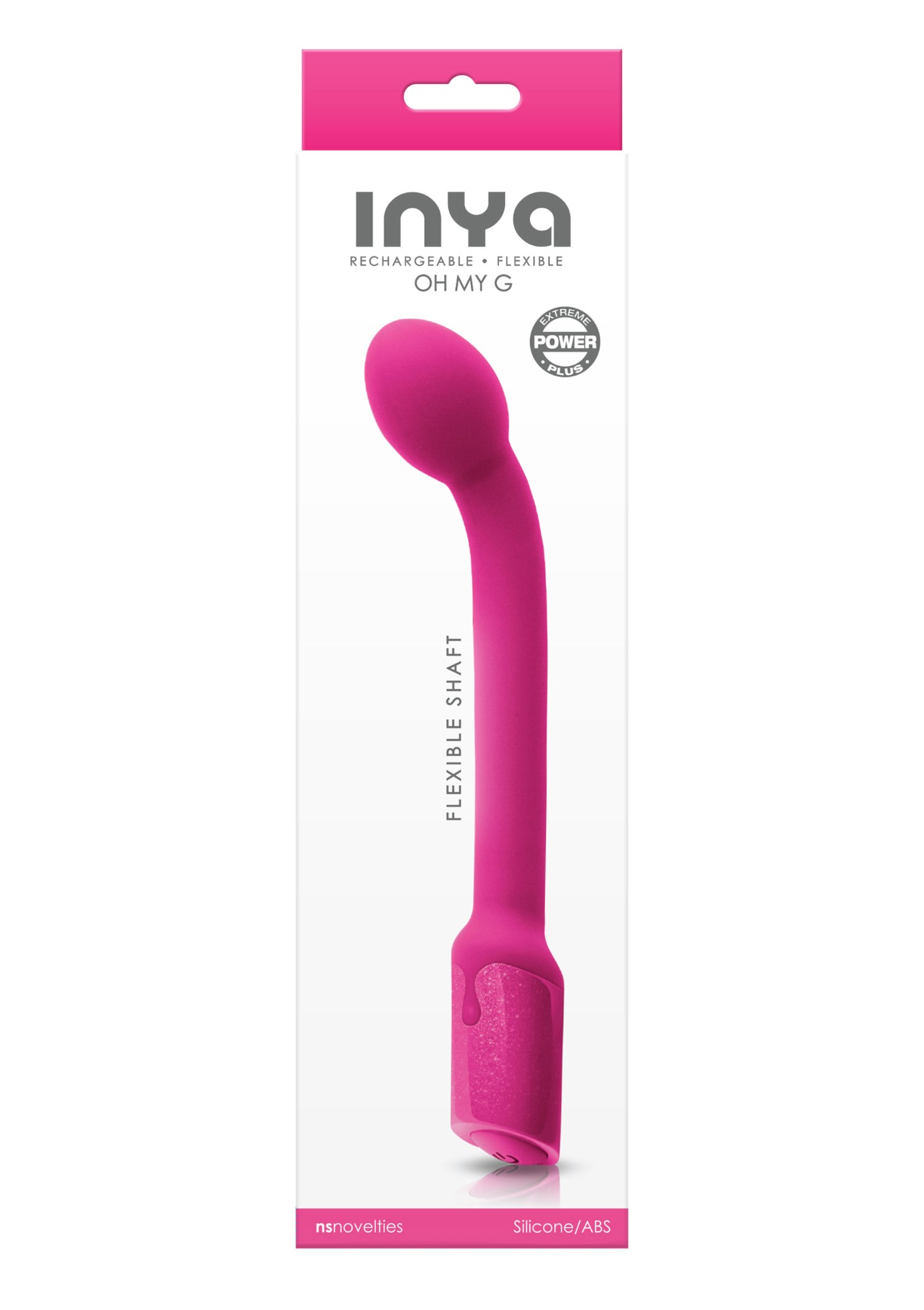 Vibrator Flexibil INYA OH MY G Silicon Roz 22 cm