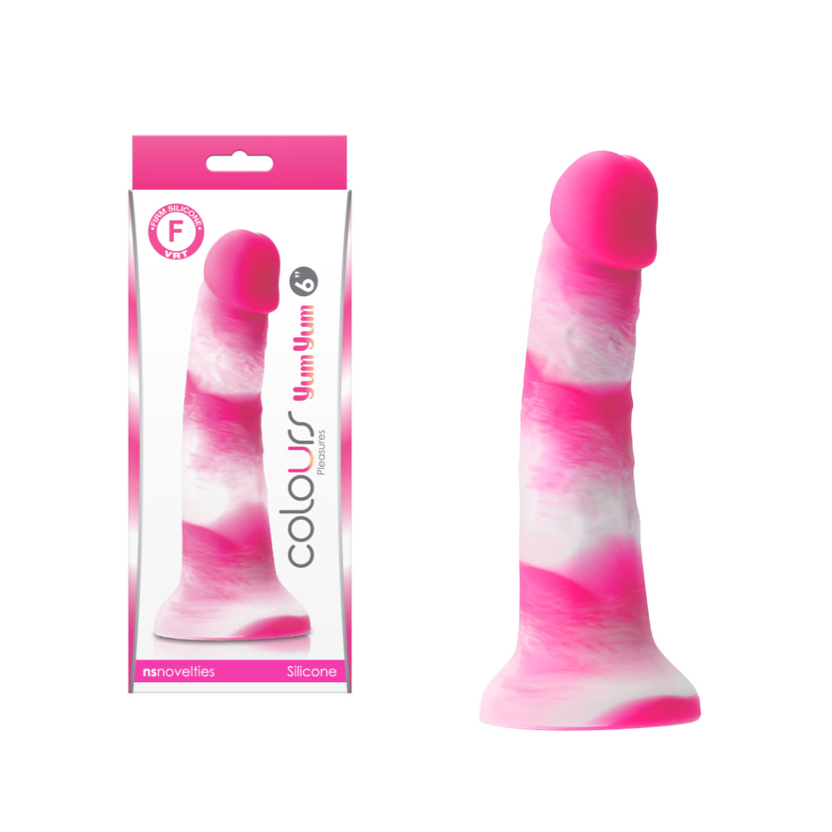 Dildo Realist Colours Pleasures Yum Yum  in SexShop KUR Romania