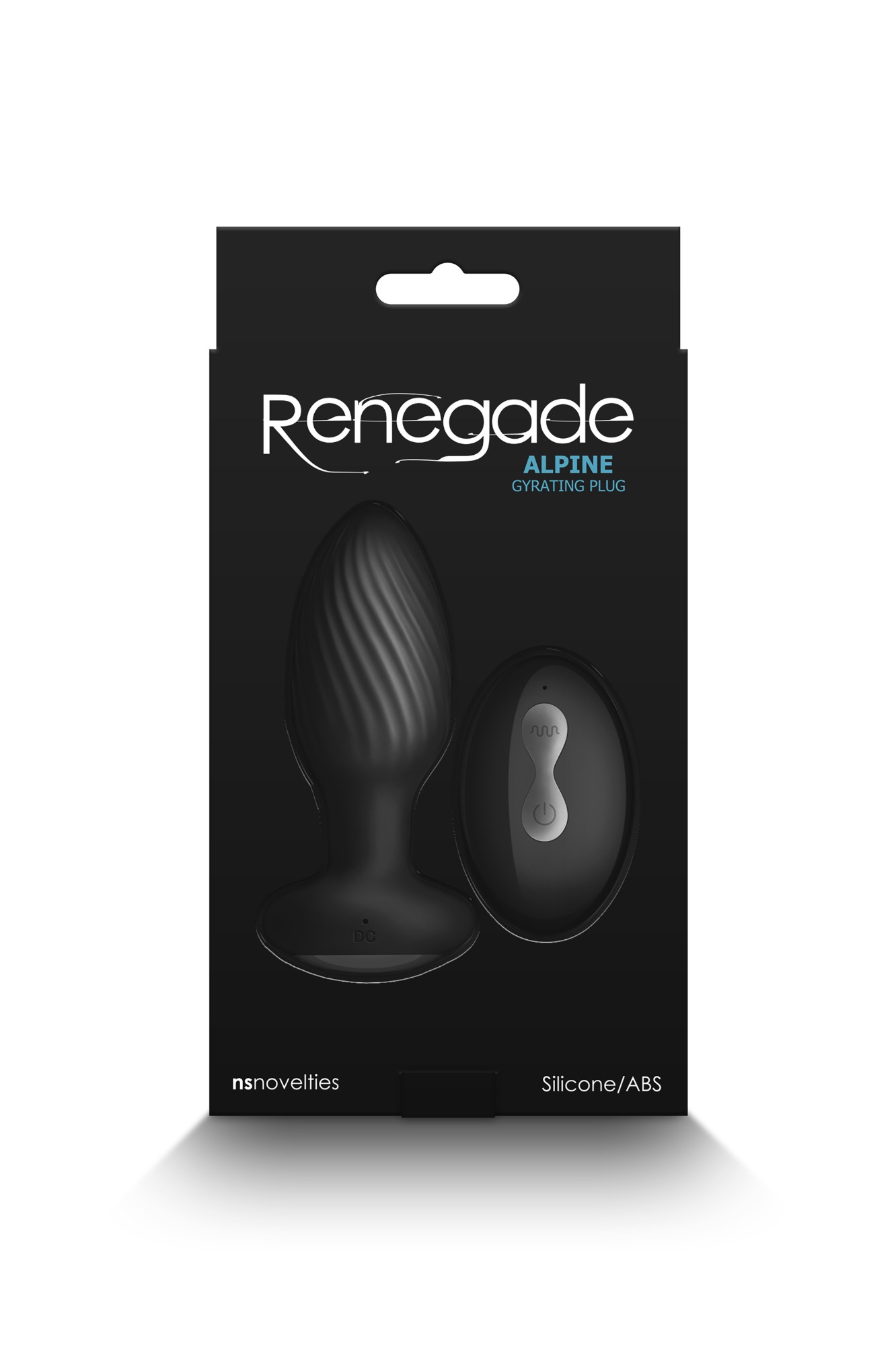 Dop Anal Renegade Alpine Gyrating & Vibrating, 16 Moduri Vibratii, Silicon, USB, IPX7, Negru, 9.8 cm