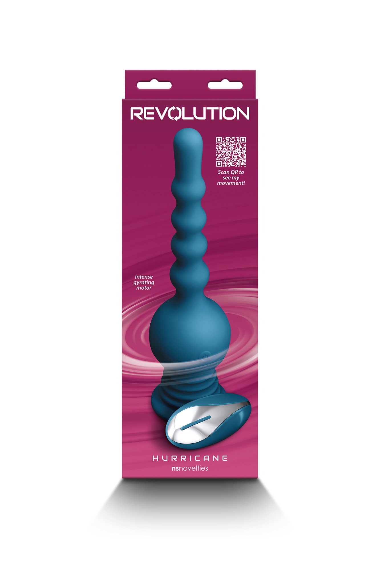 Vibrator Anal Hurricane Gyrating, 3 Moduri Stimulatoare, Silicon, USB, Verde, 27.3 cm