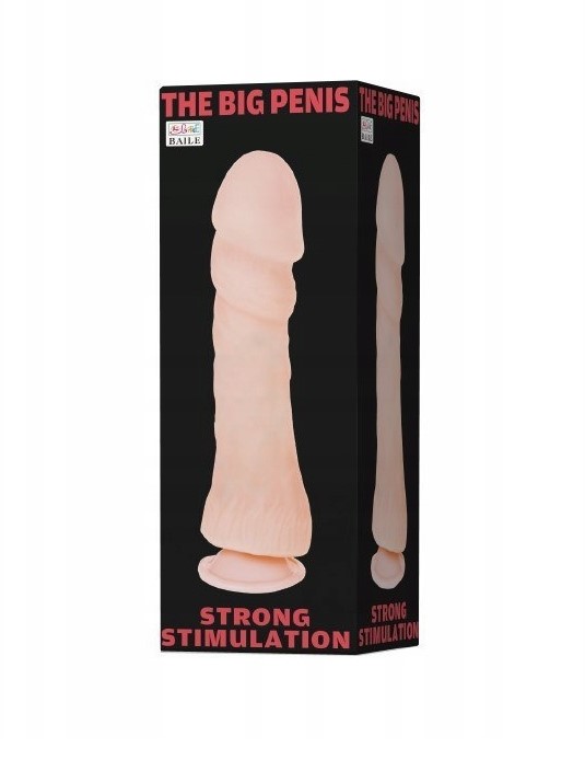 Vibrator Realist Multispeed The Big Penis Natural 24 cm