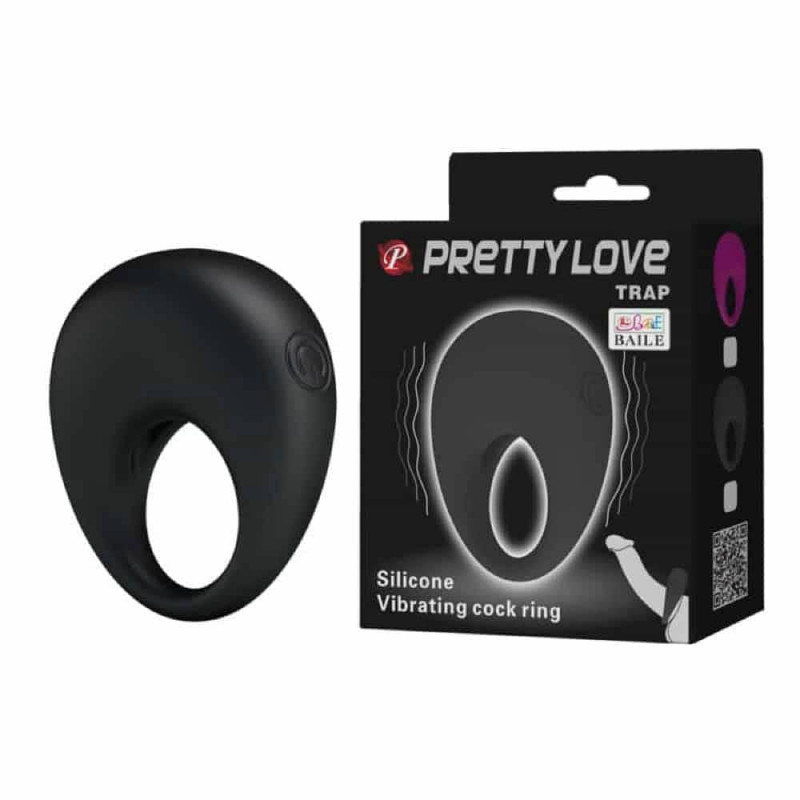 Inel de Penis cu Vibratii Trap Silicon N in SexShop KUR Romania