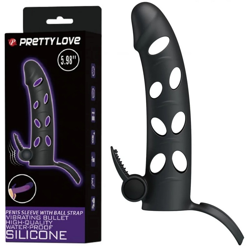 Manson penis cu vibratii Pretty Love