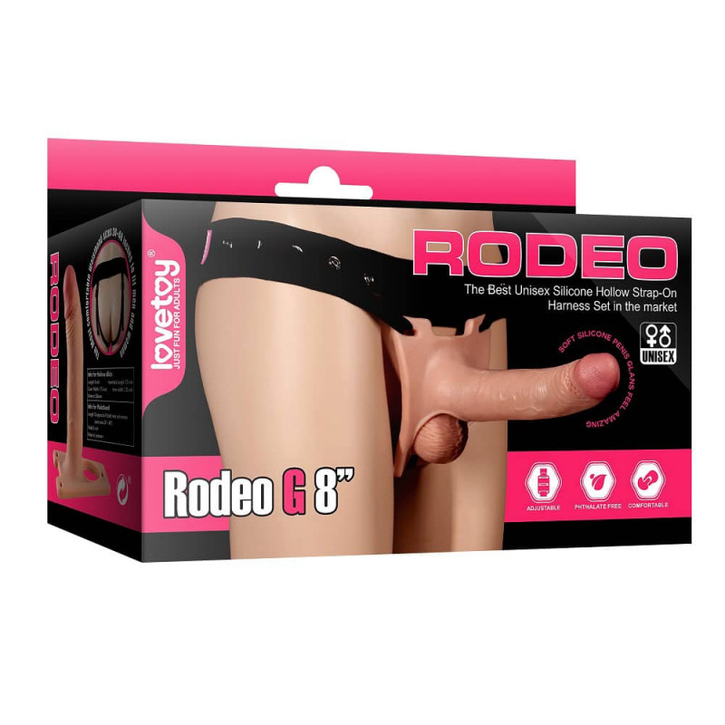 Strap On Rodeo Unisex Soft Silicon Natural