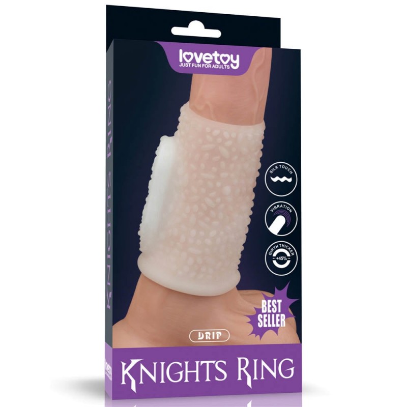 Manson Penis Knights Ring Drip cu Vibrat in SexShop KUR Romania