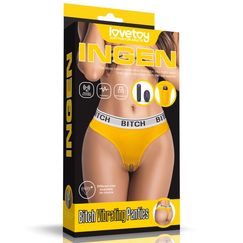 Bikini XS-S cu Glont Vibrator Remote Control 10 Moduri Vibratii USB