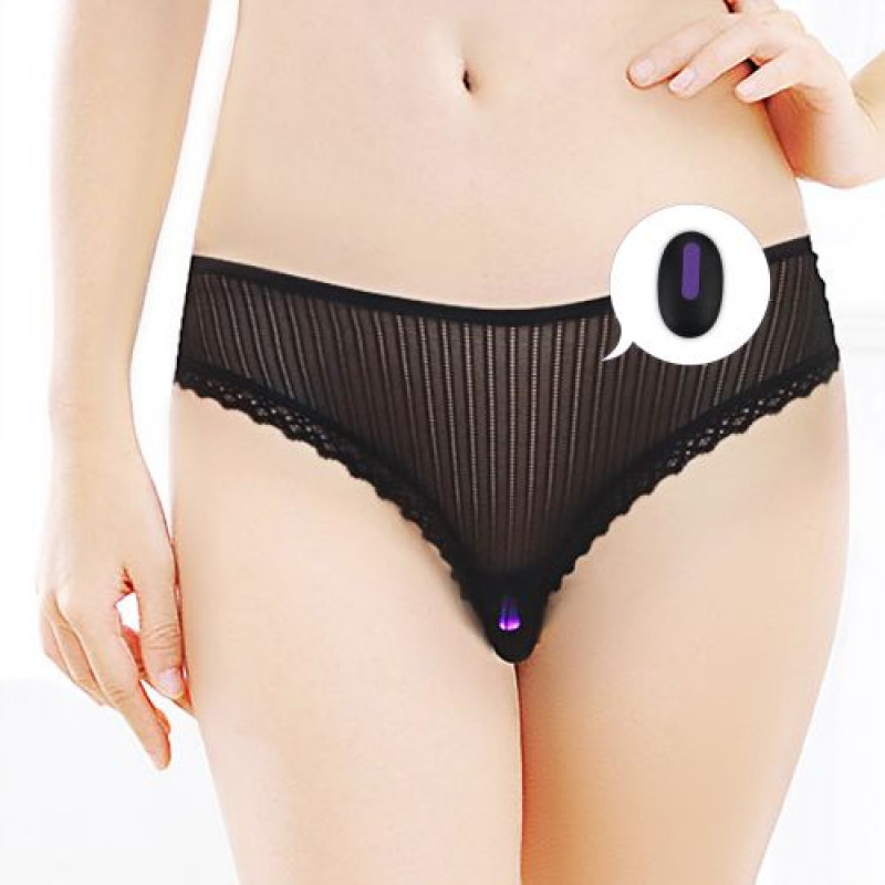 Bikini cu Glont Vibrator Remote Control 10 Moduri Vibratii USB