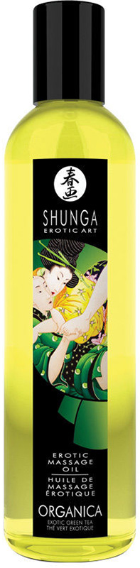 Ulei de Masaj Shunga Organica Exotic Green Tea 250 ml