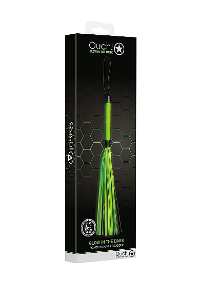 Bici Piele Ecologica Glow in the Dark, Verde Neon