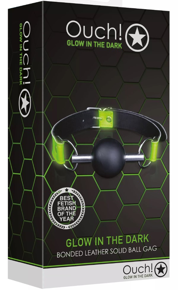 Calus cu Bila Glow in the Dark, Verde Neon/Negru