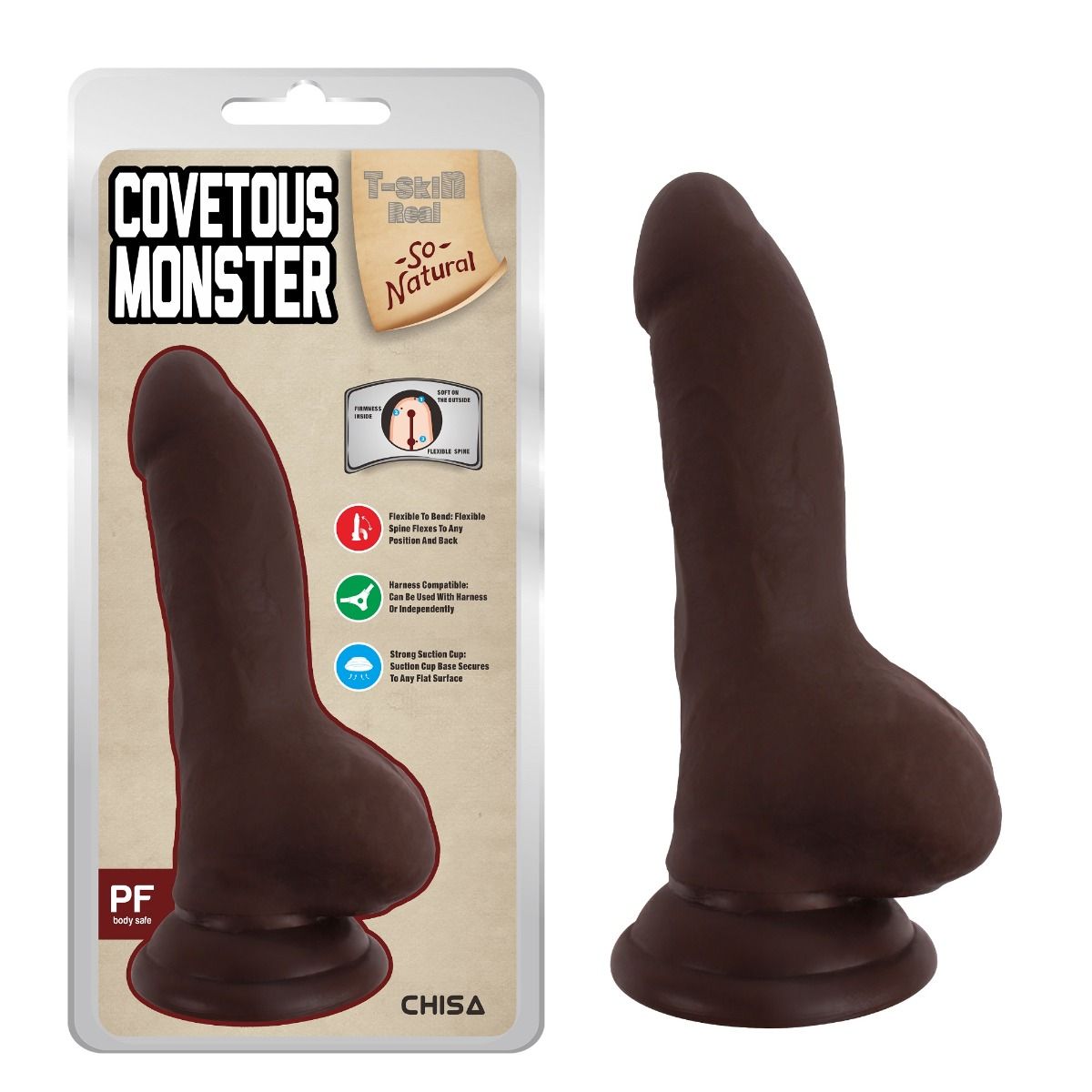 Dildo Realist Bendable Covetous Monster  in SexShop KUR Romania