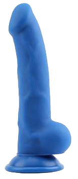 Dildo Deluxe Pure Nature Norman Albastru 21,5 cm