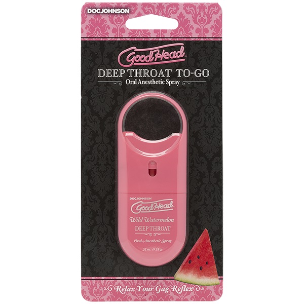 Spray pentru Sex Oral Deep Throat To-Go, Aroma Pepene Verde, 9 ml