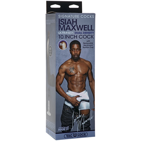 Dildo Realist Isiah Maxwell Dual Density Ultraskyn Maro 27 cm