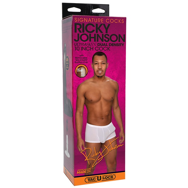 Dildo Realist Ricky Johnson Ultraskyn Dual Density Vac-U-Lock 25 cm