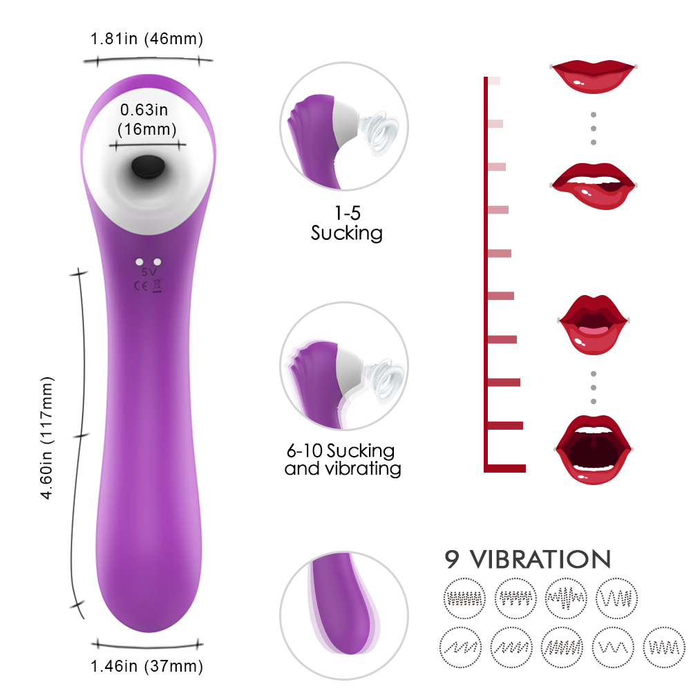 Stimulator Clitoris Bianca Air Pulse&Vibrations Silicon USB Mov Guilty Toys