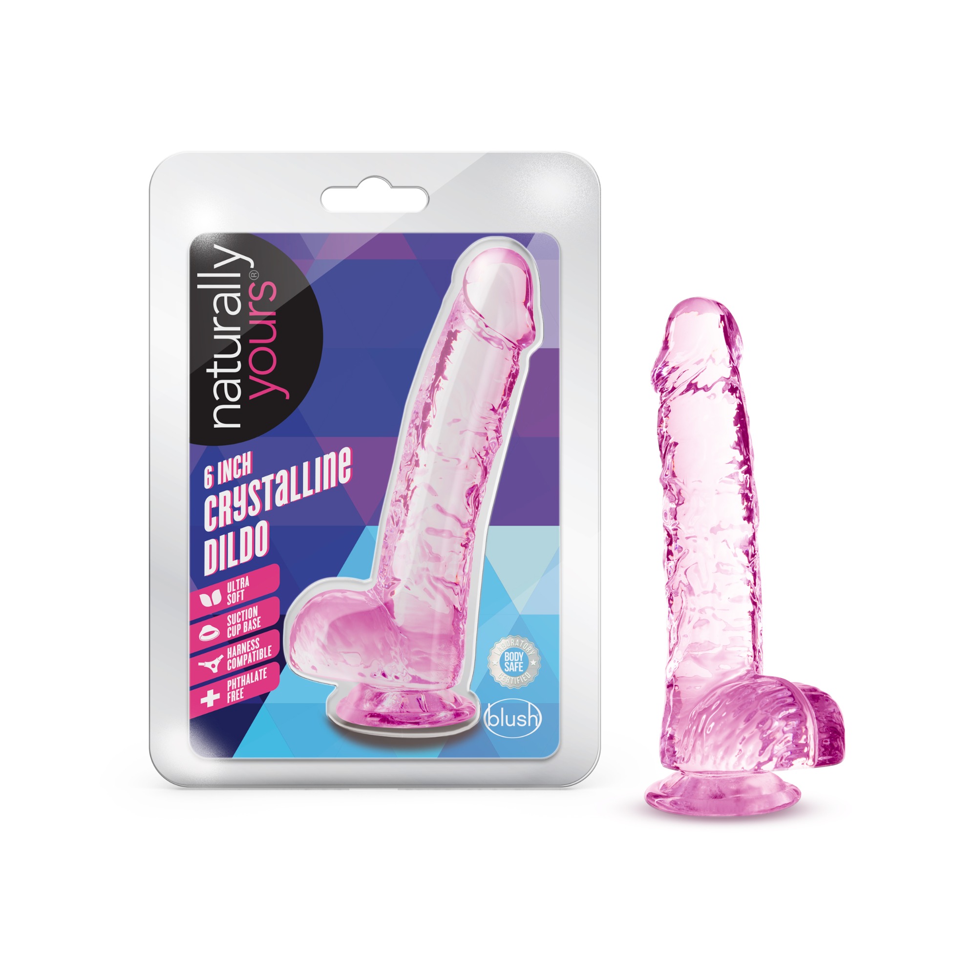 Dildo Crystalline Naturally Yours Roz 15 cm